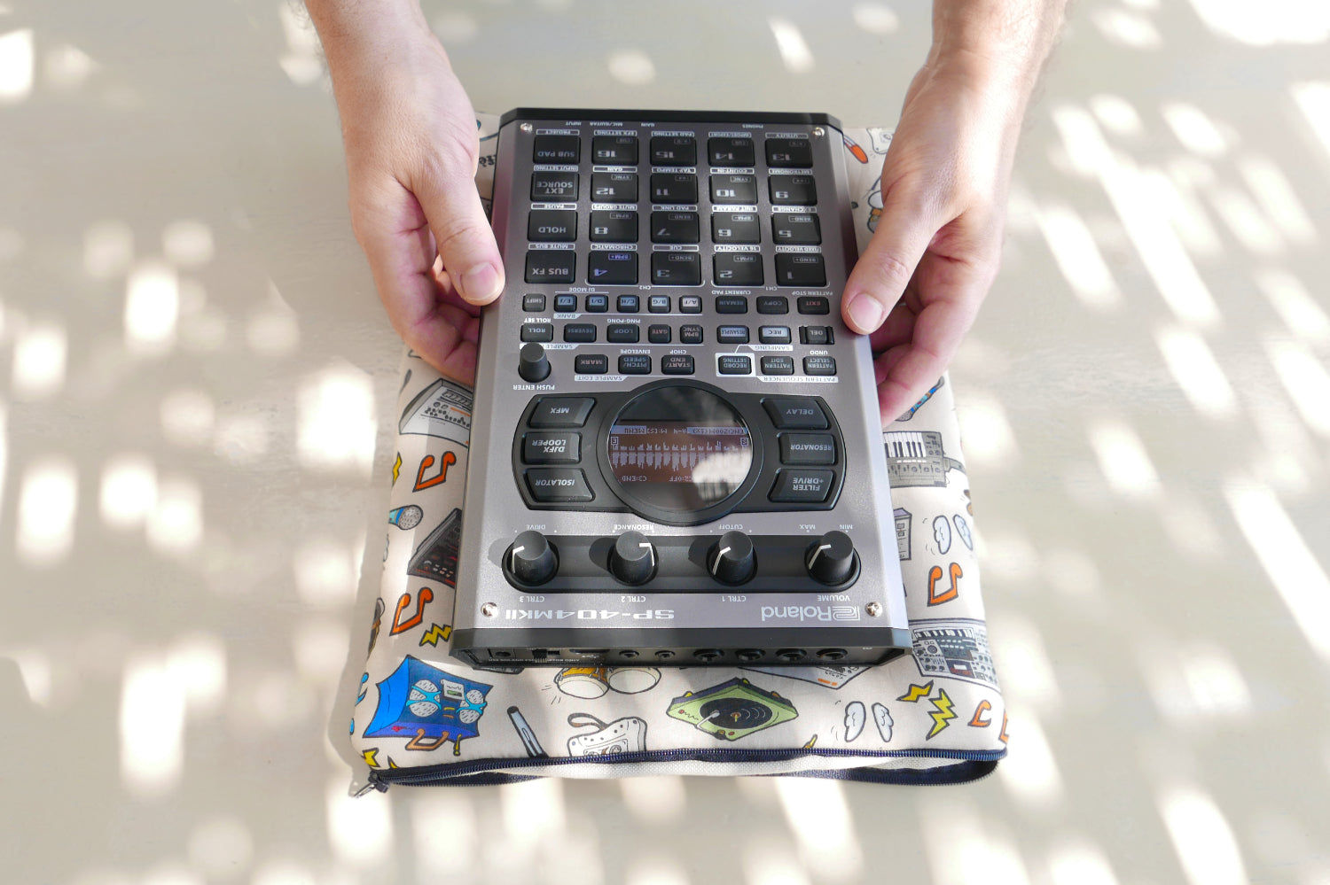 Cremacaffè Design x Roland - Padded Pouch for the SP-404 OG/SX/A/MK2