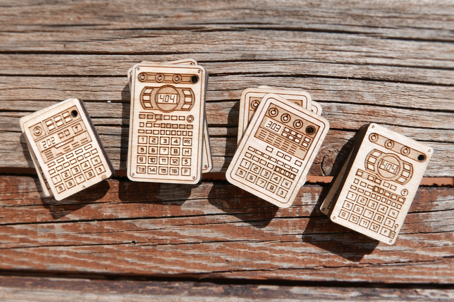 Cremacaffè Design SP-404 Series Wooden Keychains