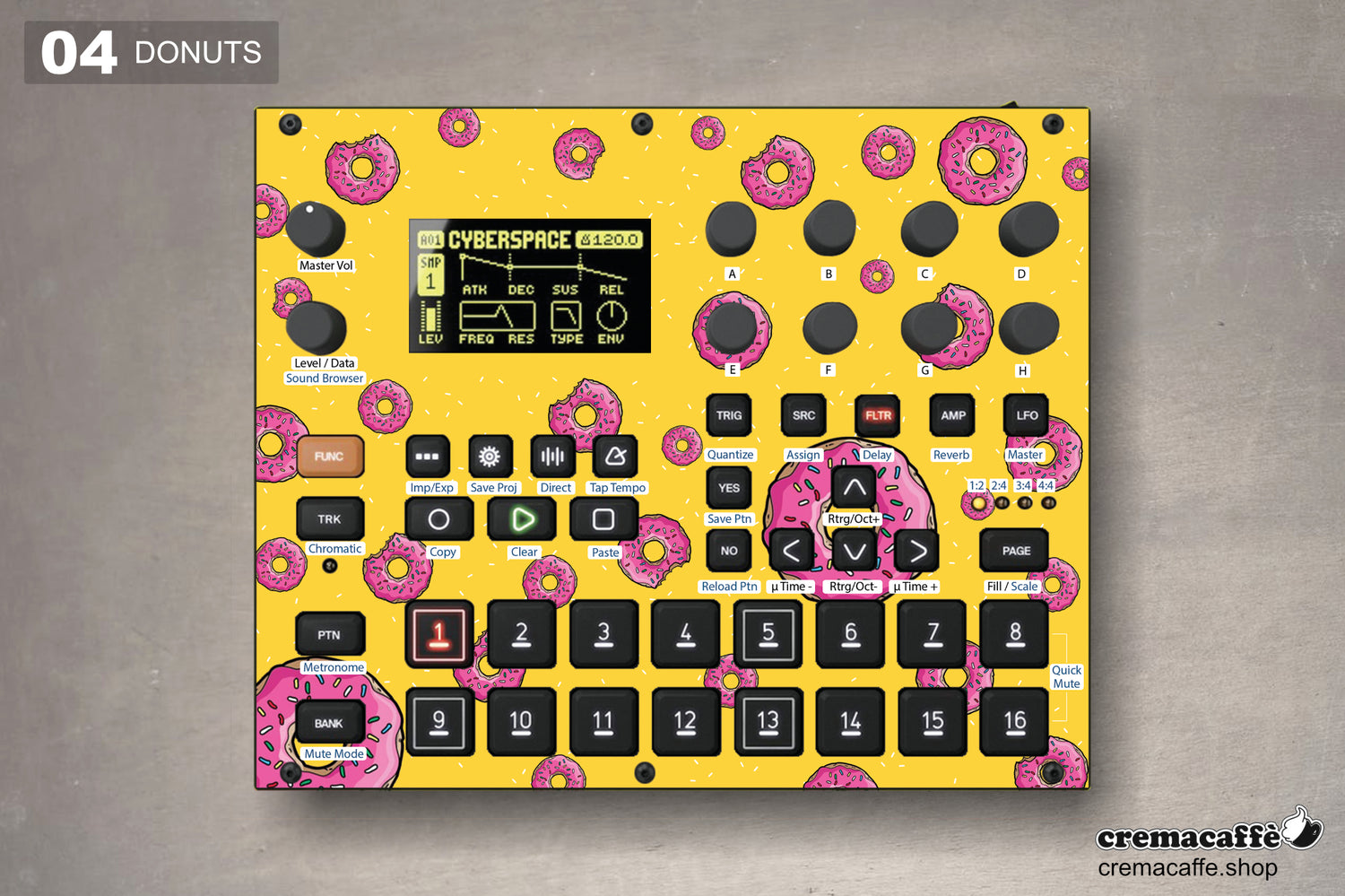 Digitakt Vinyl Skins – Cremacaffè Design