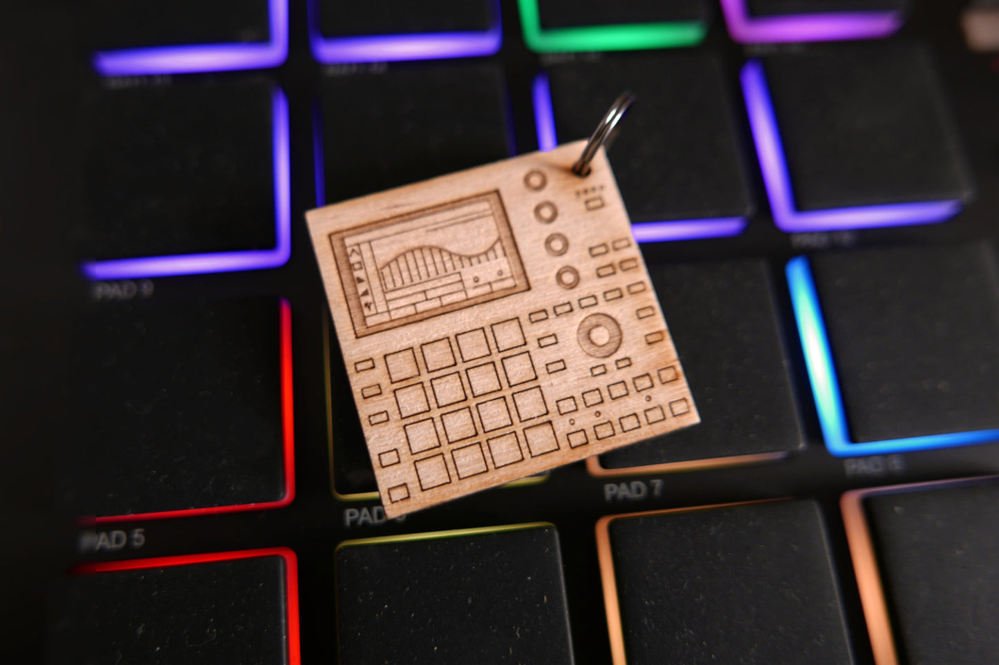 MPC ONE Accessories Bundle - Wooden Miniature Keychain | Cremacaffè Design