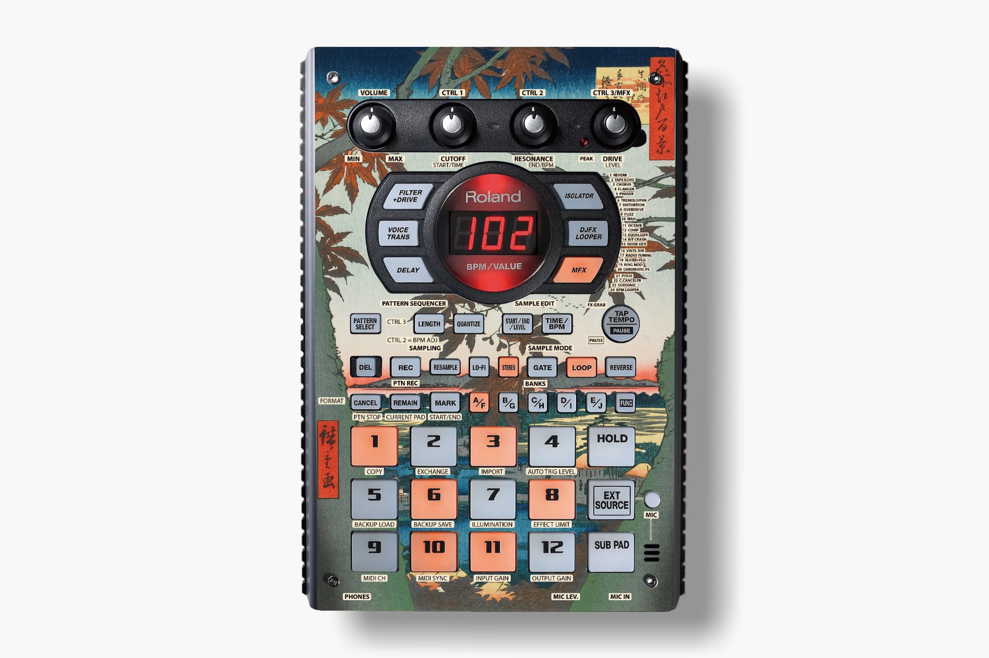 SP-404 SX Skin - Maple Trees at Mama | Cremacaffe Design