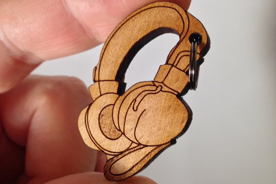 Cremacaffè Headphones Miniature Keychain