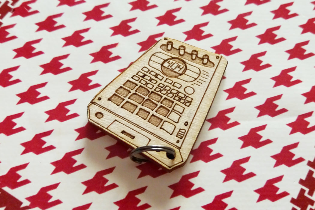 Cremacaffe Design wooden keychain SP-404 art