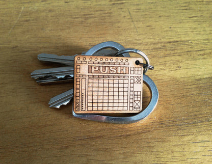 Cremacaffè Push 2 Miniature Keychain