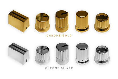 DJ TechTools Chroma Caps - Chrome Gold and Chrome Silver